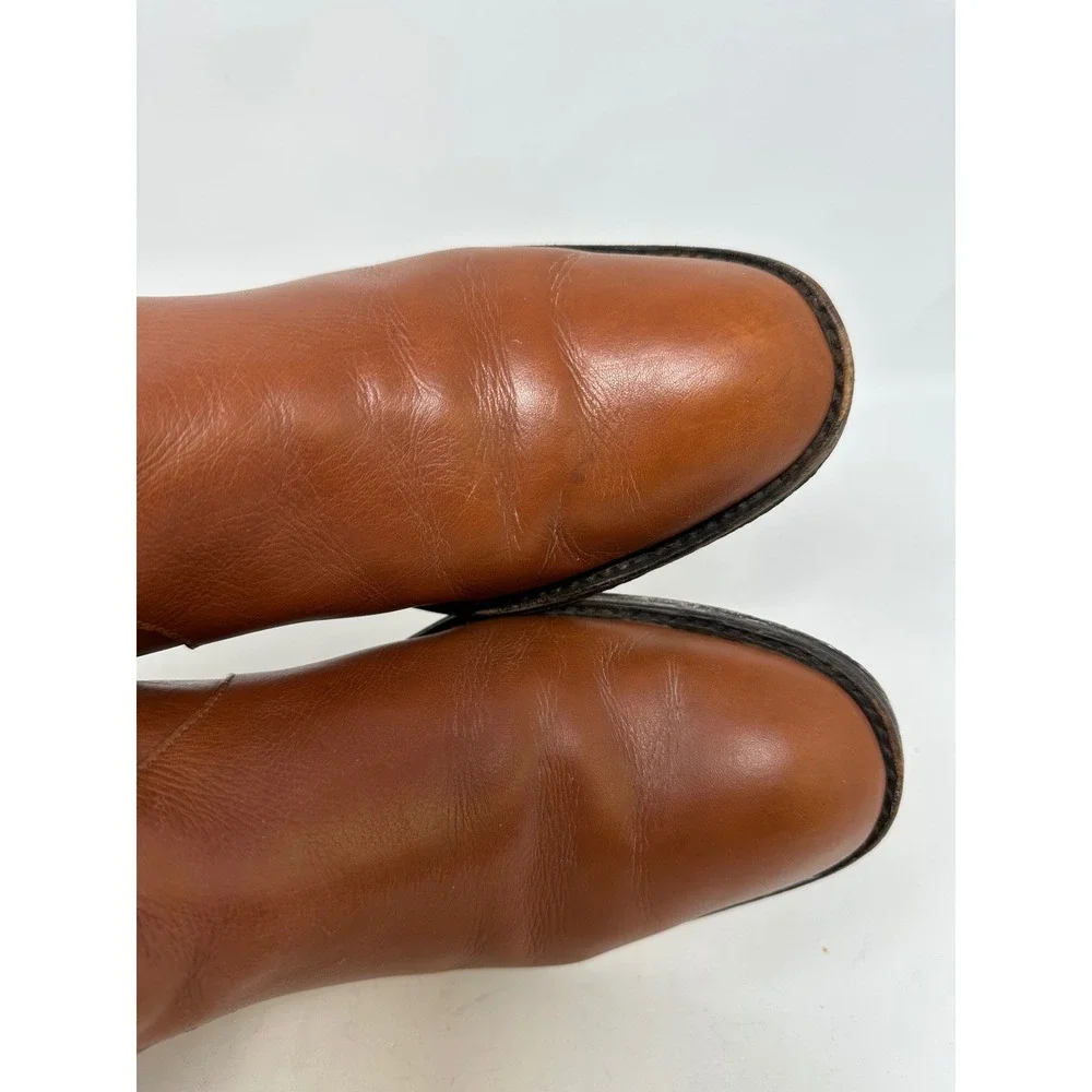 Coach Cheyenne Brown Soft Calf Leather Over the Knee Riding Boots 9.5
